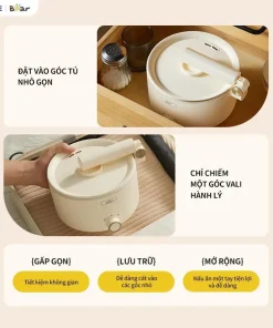 Nồi Điện Đa Năng Mini Bear MC-4H16G