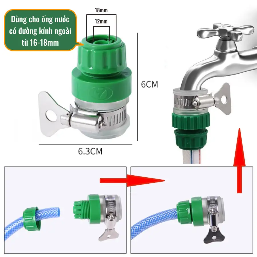 Khớp đa năng RC118-1