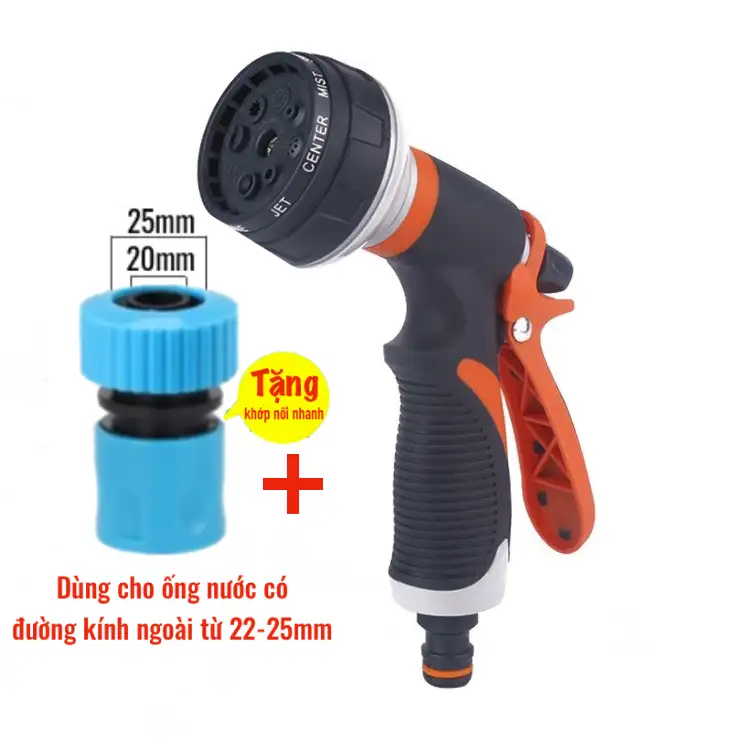 Vòi+khớp nối phi 25
