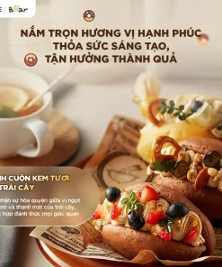 Alternative view of Máy Đánh Trứng BEAR HM-5H01J29 Công Suất Lớn 125W Máy Đánh Trứng Cầm Tay Mini Làm Bánh Bao Làm Bánh Kem Máy Trộn Bột