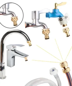 Khớp nối ống nước dùng để nối dài hoặc kết nối nhanh 2 đầu ống nước có đường kính ngoài từ 16 25mm