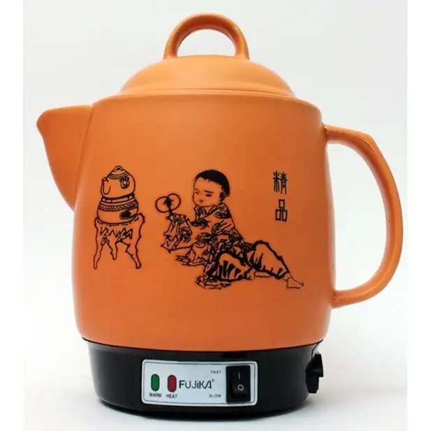 Siêu thuoc tự động 3L Fujika FJ-CK33 tự ngắt đun khi còn 1 chén thân gốm an toàn sức khỏe Siêu thuoc tự động 3L Fujika FJ-CK33