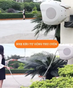 Vòi tưới cây vòi rửa xe Lionking 10-30 mét Rulo cuộn ống tự động Tặng vòi xịt đa năng 8 kiểu phun Vòi tưới cây vòi rửa xe Lionking 10-30 mét Rulo cuộn ống tự động Tặng vòi xịt đa năng 8 kiểu phun