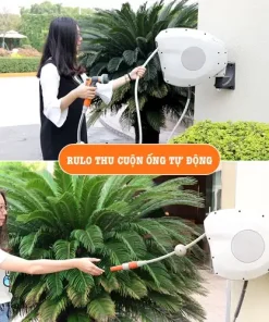 Vòi tưới cây vòi rửa xe Lionking 10-30 mét Rulo cuộn ống tự động Tặng vòi xịt đa năng 8 kiểu phun Vòi tưới cây vòi rửa xe Lionking 10-30 mét Rulo cuộn ống tự động Tặng vòi xịt đa năng 8 kiểu phun