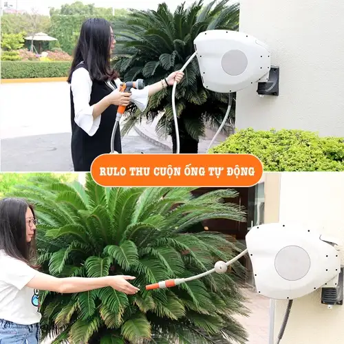 Vòi tưới cây vòi rửa xe Lionking 10-30 mét Rulo cuộn ống tự động Tặng vòi xịt đa năng 8 kiểu phun Vòi tưới cây vòi rửa xe Lionking 10-30 mét Rulo cuộn ống tự động Tặng vòi xịt đa năng 8 kiểu phun - Ảnh 8
