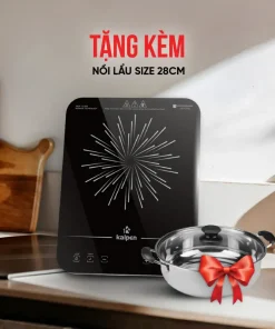 Bếp Điện Bếp Từ Đơn Cao Cấp IK3 Mâm Từ Kép 2000W Chính Hãng KALPEN Bảo Hành 2 Năm