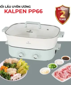Bếp Nướng Lẩu Hai Ngăn Đa Năng Chính Hãng Kalpen 6.5L Công Suất 2200W Bảo Hành 2 Năm