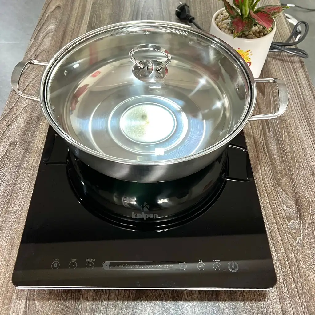 Bếp Điện Bếp Từ Đơn Cao Cấp ICK-1613 Mâm Từ Kép 2000W Bếp Điện Bếp Từ Đơn Cao Cấp ICK-1613 Mâm Từ Kép 2000W - Ảnh 2