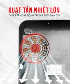 Bếp Điện Bếp Từ Đơn Cao Cấp IK3 Mâm Từ Kép 2000W Chính Hãng KALPEN Bảo Hành 2 Năm