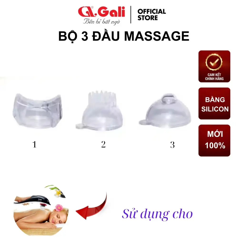 Bộ 3 Đầu Massage