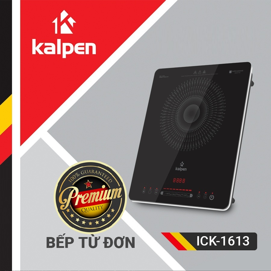 Bếp Điện Bếp Từ Đơn Cao Cấp ICK-1613 Mâm Từ Kép 2000W Bếp Điện Bếp Từ Đơn Cao Cấp ICK-1613 Mâm Từ Kép 2000W