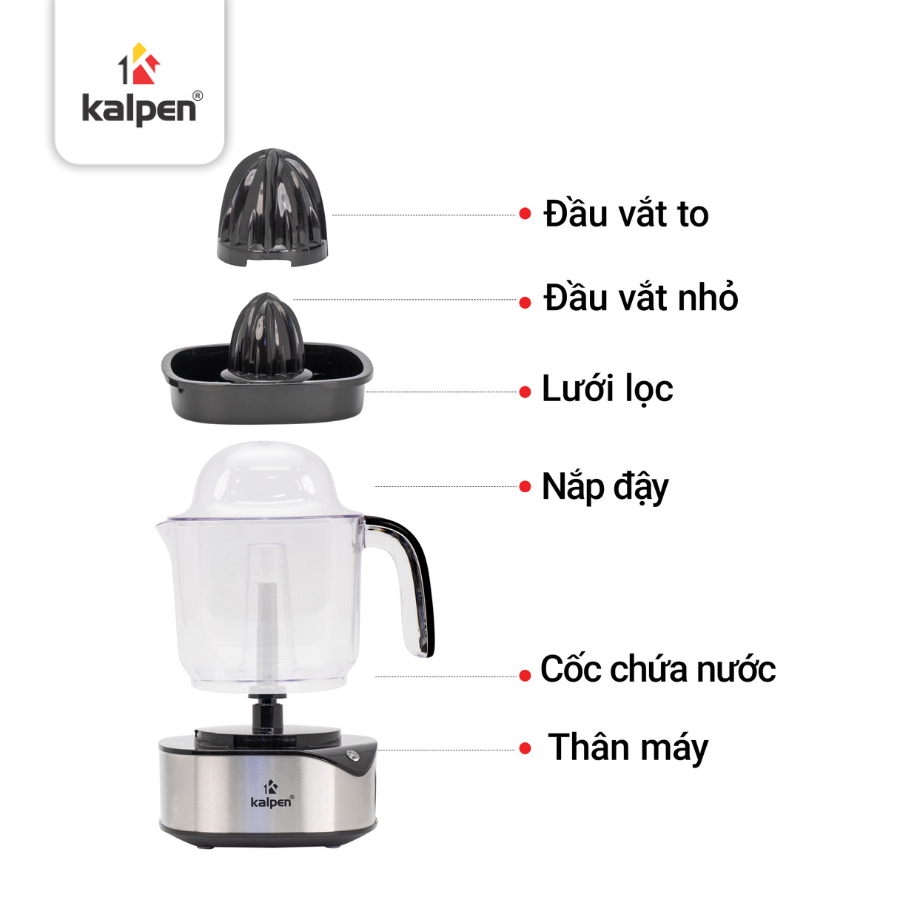 Máy Vắt Cam Cao Cấp J22 Hàng Chính Hãng KALPEN Bảo Hành 2 Năm