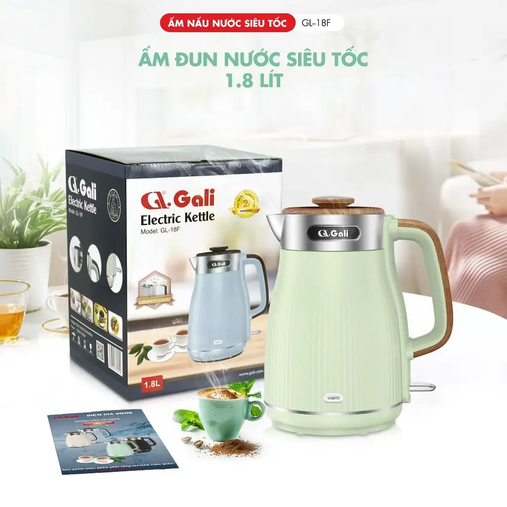 Ấm siêu tốc 2 lớp GALI GL-18F - 1.8L – Giữ Ấm Thông Minh, An Toàn Tuyệt Đối. Bảo hành 24 tháng Ấm siêu tốc 2 lớp GALI GL-18F - 1.8L – Giữ Ấm Thông Minh, An Toàn Tuyệt Đối. Bảo hành 24 tháng - Ảnh 8
