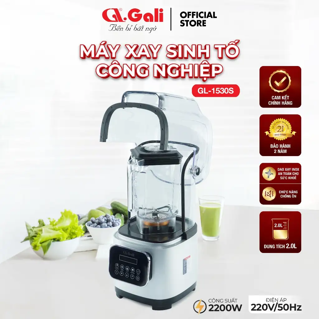 [ QUÀ KHỦNG ] SINH TỐ CHỐNG ỒN GALI GL-1530S - 4 LÍT, CÔNG SUẤT MẠNH MẼ, BỀN BỈ. BẢO HÀNH 24 THÁNG