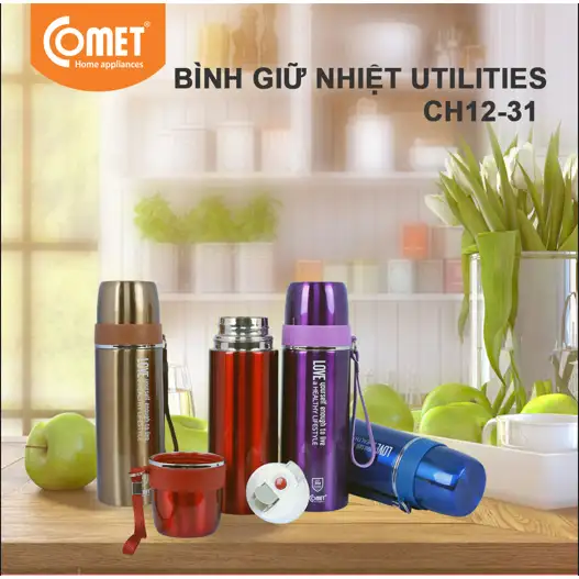 Bình giữ nhiệt Comet CH12-31 Bình giữ nhiệt Comet CH12-31
