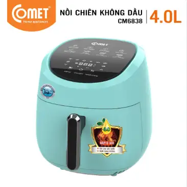 NỒI CHIÊN KHÔNG DẦU ĐIỆN TỬ Comet CM6838 - Hàng chính hãng (CÓ HỎA TỐC TP HCM)