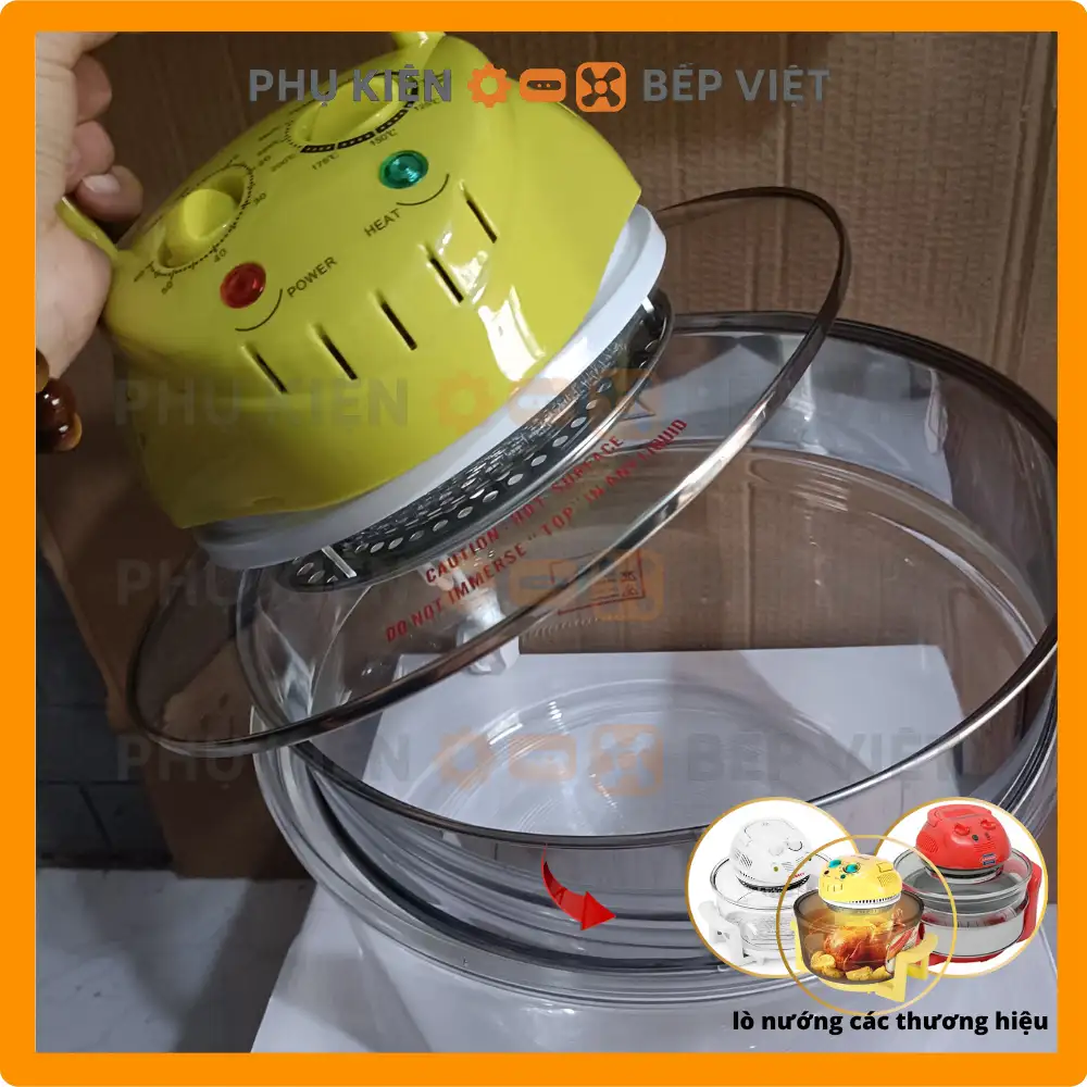 Thân lò nướng thủy tinh 12-> 17L dùng được cho tất cả lò nướng khác trên thị trường Thân lò nướng thủy tinh 12-> 17L dùng được cho tất cả lò nướng khác trên thị trường - Ảnh 5