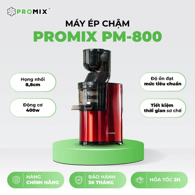 Nắp máy ép chậm Promix Pm-800 Nắp máy ép chậm Promix Pm-800 - Ảnh 3