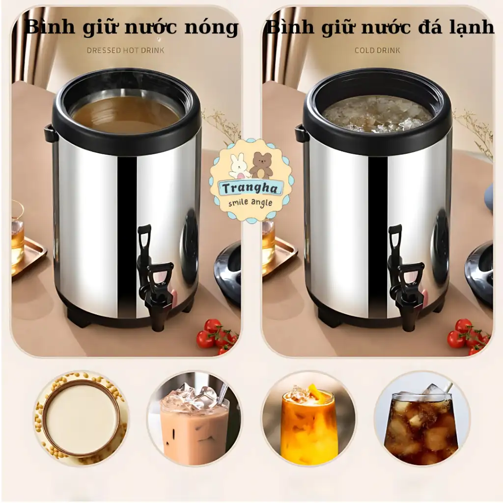 Bình Ủ Trà, Bình Giữ Nhiệt, Bình Giữ Nước Nóng Lạnh Loại 6 Lít, 8 Lít, 10 Lít, 12 Lít Bình Ủ Trà, Bình Giữ Nhiệt, Bình Giữ Nước Nóng Lạnh Loại 6 Lít, 8 Lít, 10 Lít, 12 Lít - Ảnh 3