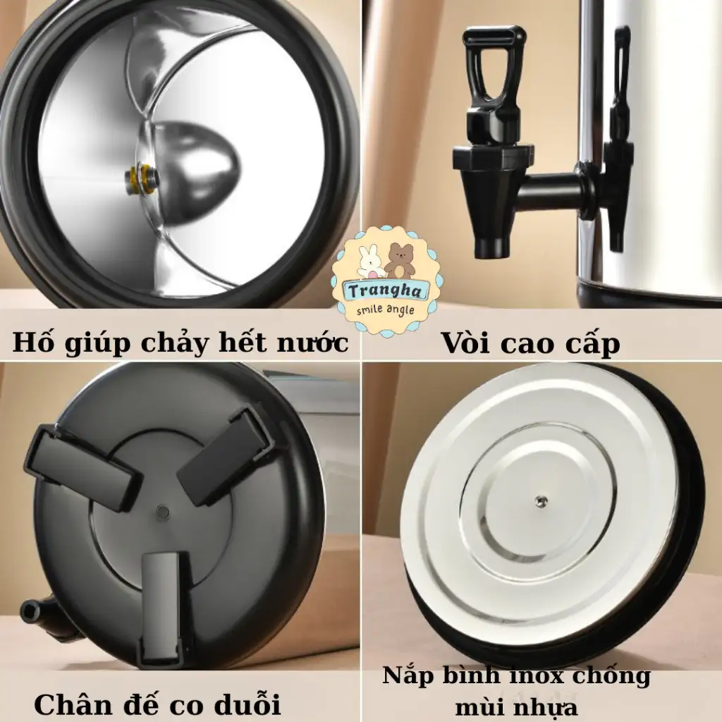 Bình Ủ Trà, Bình Giữ Nhiệt, Bình Giữ Nước Nóng Lạnh Loại 6 Lít, 8 Lít, 10 Lít, 12 Lít Bình Ủ Trà, Bình Giữ Nhiệt, Bình Giữ Nước Nóng Lạnh Loại 6 Lít, 8 Lít, 10 Lít, 12 Lít - Ảnh 6