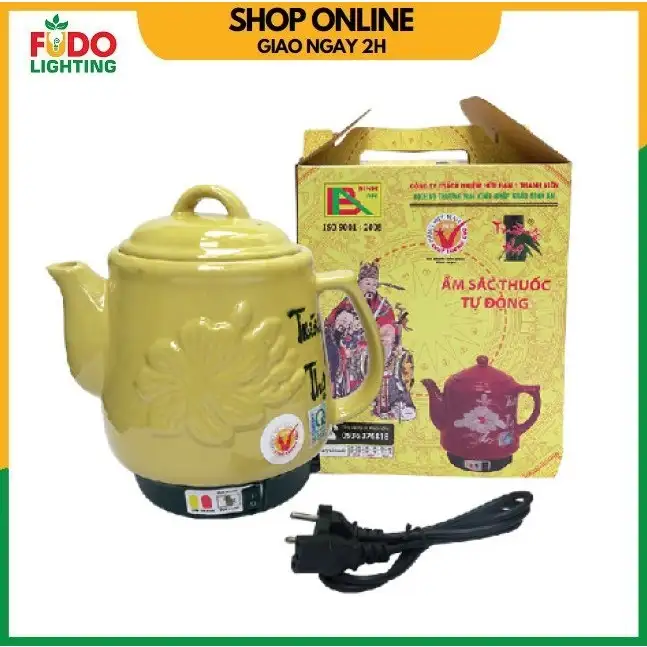 Ấm sắc thuốc tự động Trường Thọ Mai Vàng BA-86 dung tích 3.2L