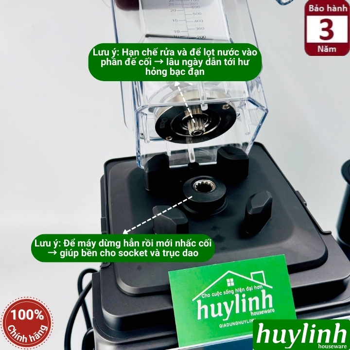 [Mẫu mới 2025] Máy xay sinh tố công nghiệp Uniblend UB-86 - 1680W - 1.8 lít - xay tự động 30s - 45s - 60s