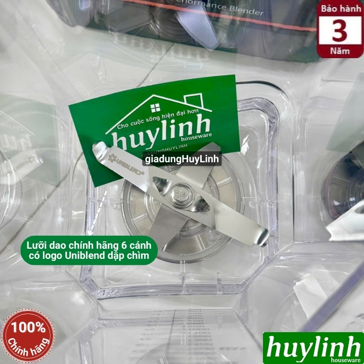 Máy xay sinh tố công nghiệp Uniblend UBS-712 [One Touch - UB-712 PLUS ]- Công suất 1680W - Dung tích 1.8 lít