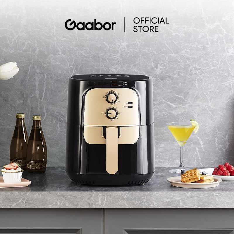Nồi chiên không dầu GAABOR 6.5 lít AF65M-BK01A dung tích lớn, công suất mạnh 1400W nồi chiên đa năng
