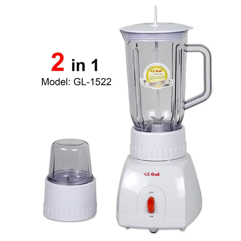 MÁY XAY SINH TỐ GALI GL-1522 - ĐA NĂNG 2IN1 - 400W - XAY MỊN CỰC NHANH -BẢO HÀNH CHÍNH HẢNG 12 THÁNG - Ảnh 1