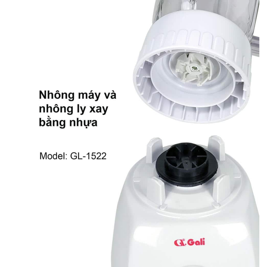 MÁY XAY SINH TỐ GALI GL-1522 - ĐA NĂNG 2IN1 - 400W - XAY MỊN CỰC NHANH -BẢO HÀNH CHÍNH HẢNG 12 THÁNG - Ảnh 4