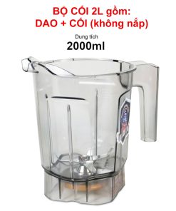 Bộ cối xay sinh tố công nghiệp 1529B, 1529R - Dung tích 2Lít, chính hãng Gali